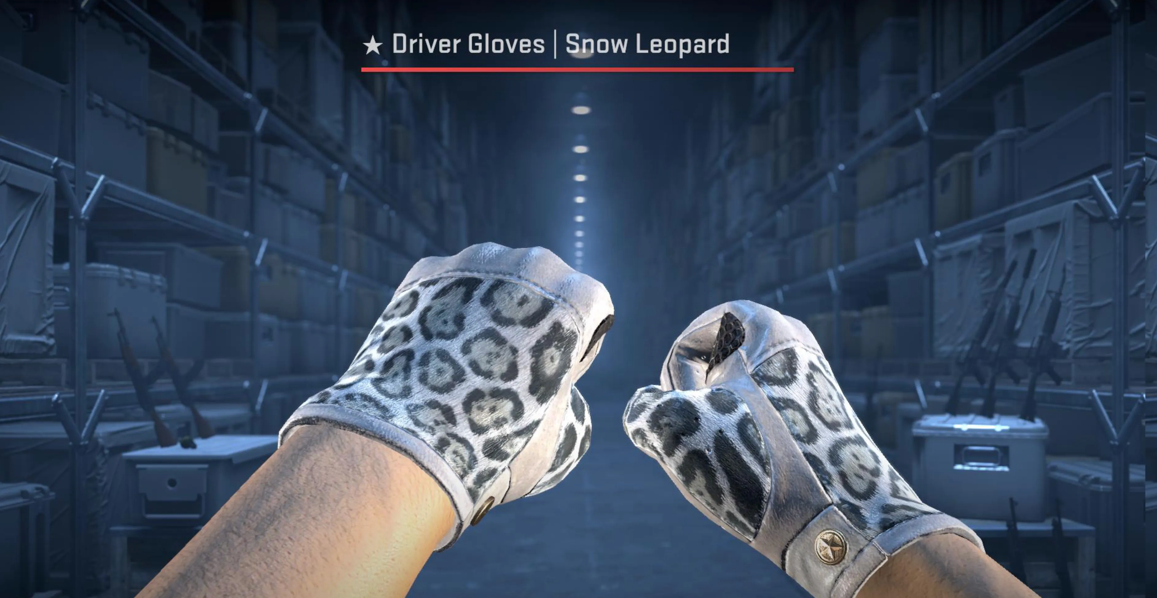 Driver Gloves Snow Leopard